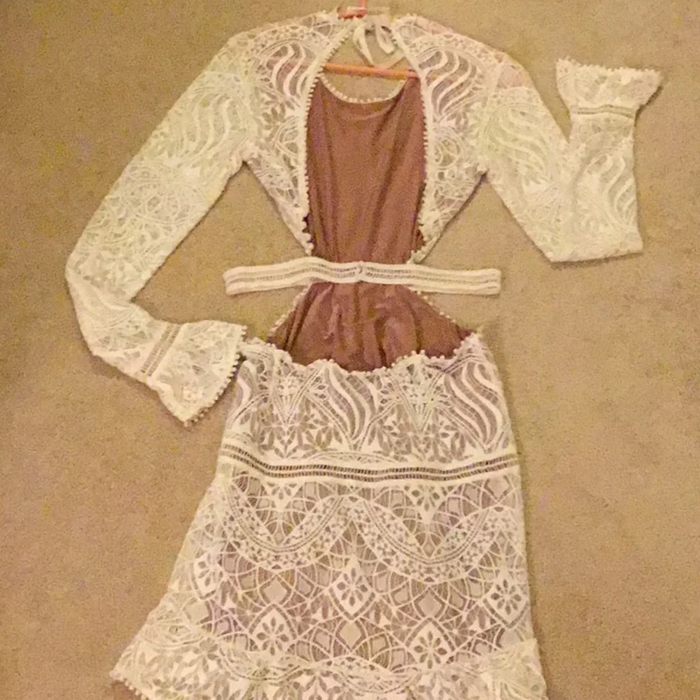 For Love & Lemons Dress, cream color, size M - Picture 3 of 3